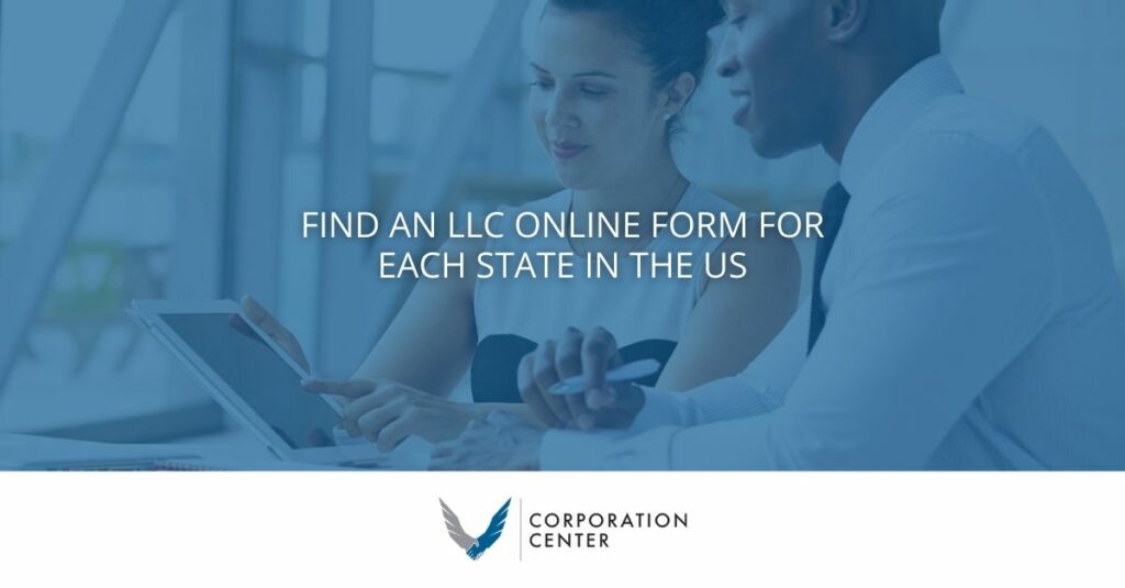 find an llc online form for each state in the us