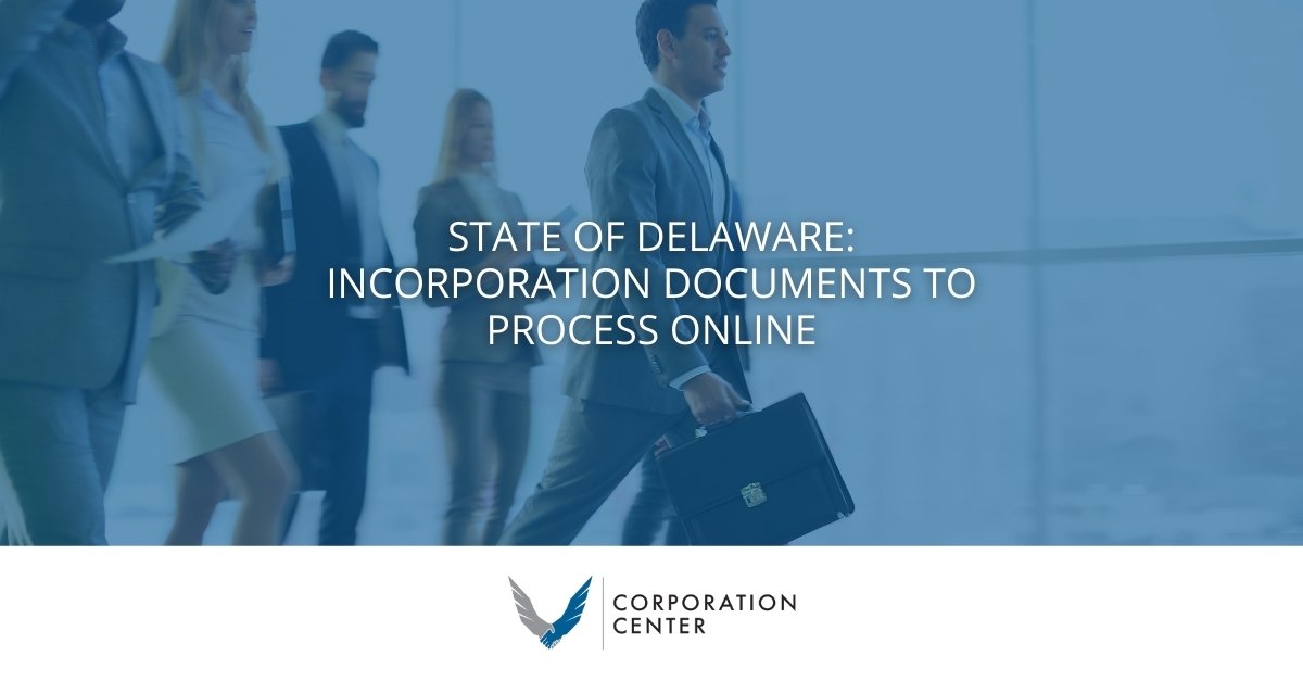 State Of Delaware Incorporation Documents