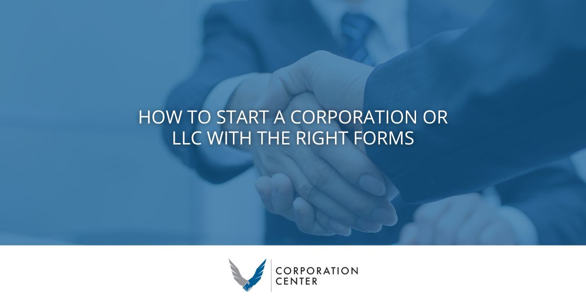 Start A Corporation Or LLC