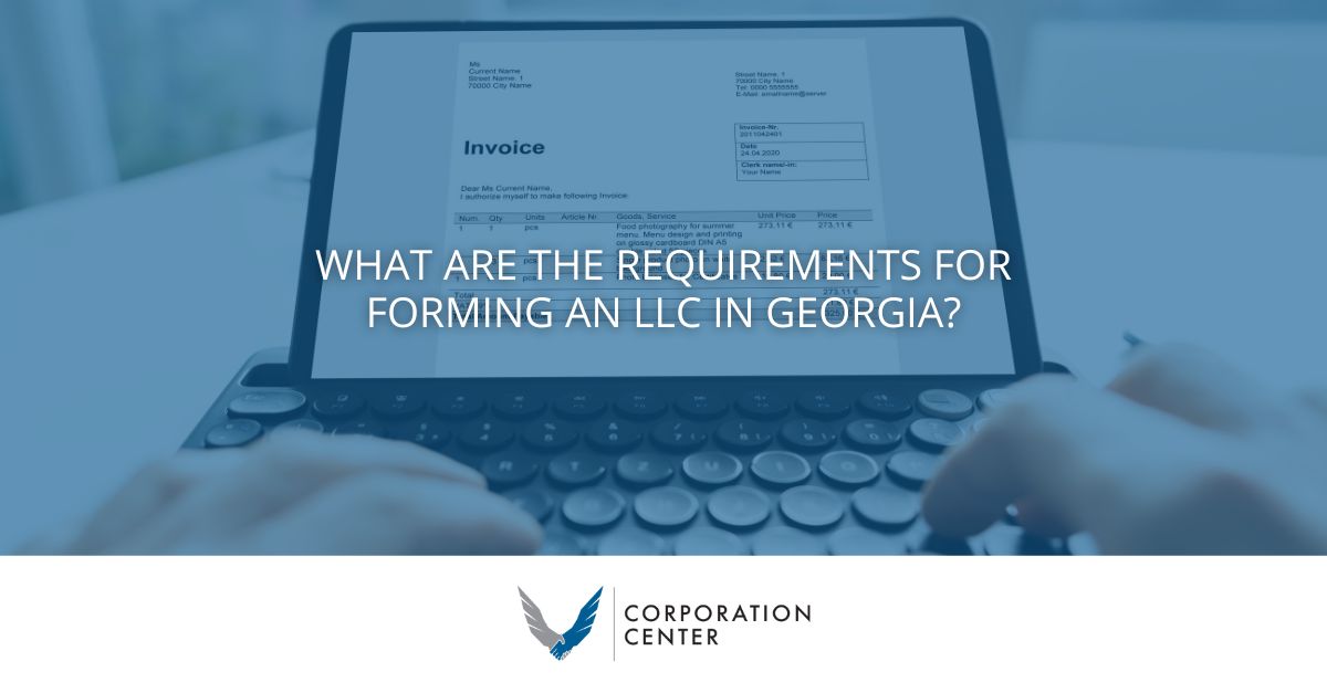 Forming An LLC In Georgia