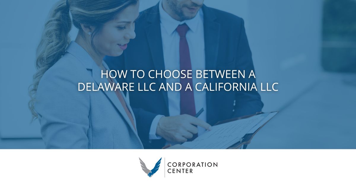 Delaware LLC and a California LLC