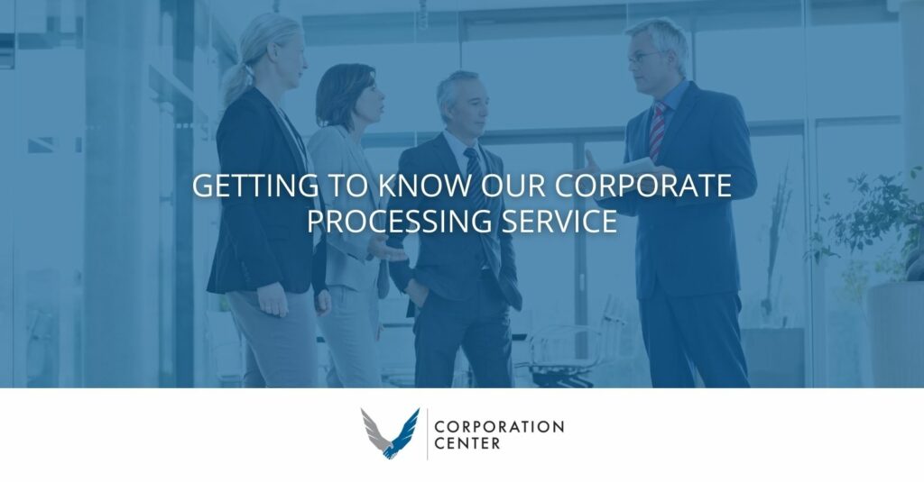 Corporate Processing Service