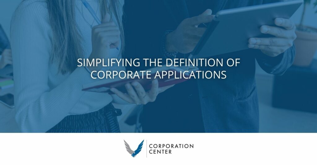 corporate applications