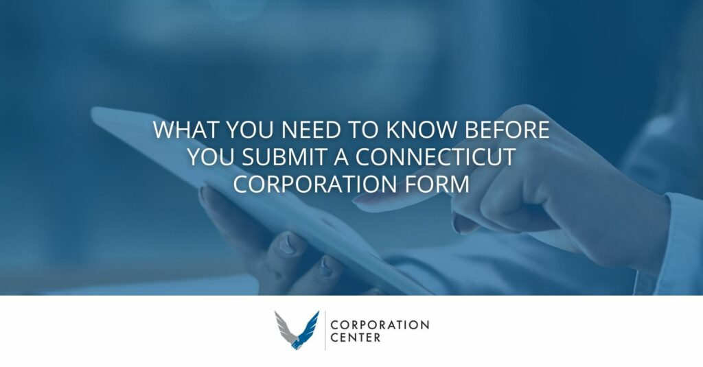Connecticut Corporation Form