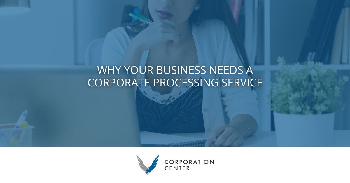 corporate processing service