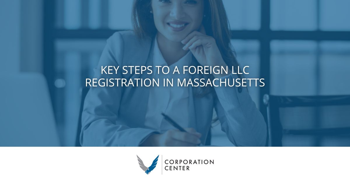 Foreign LLC registration in Massachusetts